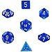 Chessex Polyhedral 7-Die Translucent Dice Set - Blue