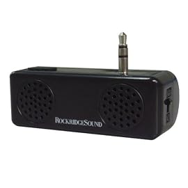 ROCKRIDGESOUND iPod nano用 miniスピーカー ブラック ISN-01B