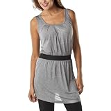 Mossimo® Black: Women's Elastic Waist Tunic Top - Medium Heather Grey