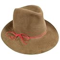 Del Moro Ladies' Felt 'Borsalino' Hat with Stitched Brim
