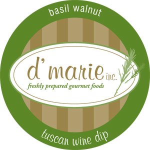 Basil Walnut elegant gourmet dip mix in small capsule Tuscan Wine Dip by DM