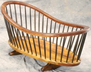 Woodworking paper plan to build the Contemporary Cradle, Woodworking Paper Plan