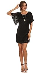 Nylon/Polyester/Spandex Lace Floral Print Flutter  Dress