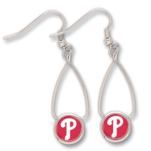 Philadelphia Phillies French Loop Dangle Earrings
