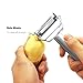 WinArrow 6.3inch Ergonomically Designed Ultra Sharp Stainless Steel Dual Julienne and Vegetable Peeler with Cleaning Brush / Dishwasher Safe