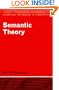 Semantic Theory (Cambridge Textbooks in Linguistics)