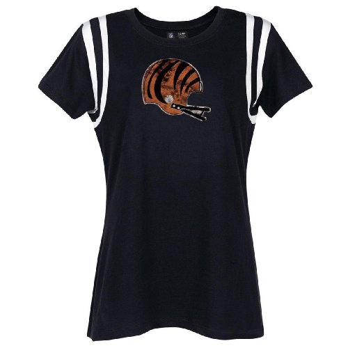 Cincinnati Bengals Women's Vintage Helmet Tee, X-Large
