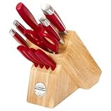 Kitchenaid 11pc Red Knife Block Set