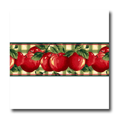 Apple Check Prepasted Wall Border