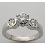 UNUSUAL DIAMOND ENGAGEMENT RING