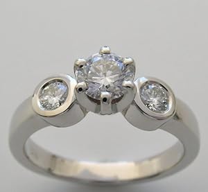 UNUSUAL DIAMOND ENGAGEMENT RING