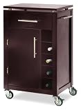 FTS - Gourmet Utility Cart with Wine Storage 136-170-13