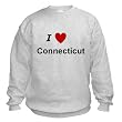 I LOVE CONNECTICUT - State-series - Light Grey Sweatshirt