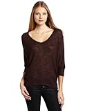 IMAGE OF Testament Women's Raglan V-Neck Top, Brown, Small