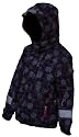 Killtec Sunny Allover Mini Kids Jacket Kinder Skijacke Winterjacke, schwarz-lila, Gr&ouml;&szlig;e 80 bid 128