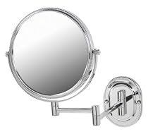 Jerdon First Class 8" , 7X to 1X Wall Mount Mirror, Chrome