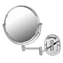 Jerdon First Class 8" , 7X to 1X Wall Mount Mirror, Chrome