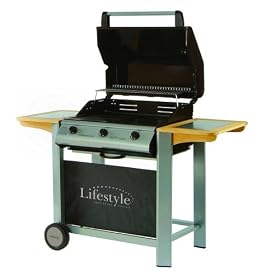 Aurora 3-burner hooded gas BBQ LFS404
