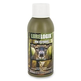 Click here to buy Lurelogik Refill of Doe Estrous Scented Deer Attractant for Deer Hunters by Lurelogik.