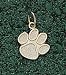 Anderson Jewelry Clemson Tigers Paw 1/2 Gold Charm