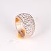 Fashion Plaza Women Jewelry Cubic Zirconia Multi-Crystal Wedding Engagement Ring R304