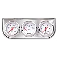 Sunpro CP8208 Triple Gauge Kit - White Dial
