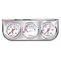 Sunpro CP8208 Triple Gauge Kit - White Dial