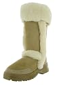 KOOLABURRA Snowflurry Womens Genuine Sheepskin Australia Boots Shoes Tan Cream