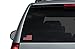 American Flag 3x5 Inch Non-adhesive Window Decals - Made In U.S.A - (3)