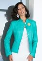 Chadwicks Mandarin-Collar Blazer