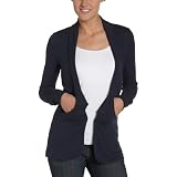 SelfEsteemJuniors'DrapeCardigan,Navy,Large