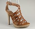 WOVEN T-STRAP HEEL