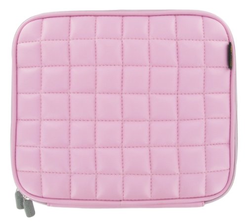 Acer Aspire One AOD150 1165 10.1 Inch Memory Foam Netbook Laptop Sleeve Slipcase Pink Faux Leather pink laptop case, Acer Aspire One AOD150-1165 10.1-Inch Memory Foam Netbook Laptop Sleeve Slipcase - Pink Faux Leather