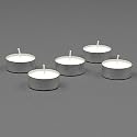 Tealight Candles White Unscented Set of 125
