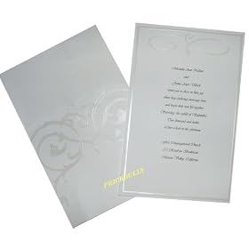 50 Wilton Scrolling Hearts Wedding Invitations Kit NEW