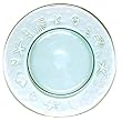 Clear Spanish Large Recycled Glass Ocean Sea Life Charger Plate 12"D