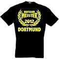 Dortmund Deutscher Meister 2012 T-Shirt von S-XXXL NEU Lorbeerkranz