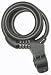 Knox Lock Resettable Combination Cable Bicycle Lock, 6 ft, 12mm cable