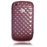 Pink 3D Diamond Flex-Gel Soft Case / Skin / Cover for Blackberry Curve 3G 9 ....