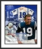 Johnny Unitas Baltimore Colts -Legends Collage- Framed 8x10 Photograph