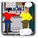 Londons Times Funny Music Cartoons - When Cartoonists Run Out Of Ink - Mouse Pads