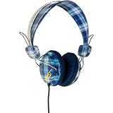 WeSC Checked Bongo Headphone (Medium Blue)