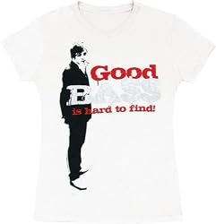 Gossip Girl Good Bass is Hard to Find White Juniors Tee T-shirt
