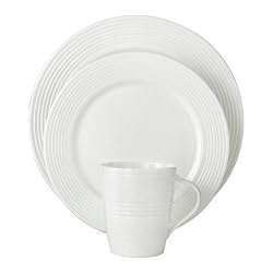Lenox Tin Can Alley 7 Degree Bone China 4-Piece Place Setting, Service for 1