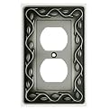 Leaf and Vine Single Duplex Wall Plate- Set of 2