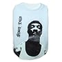 Snoop Dogg Pets Polyester/Cotton-Blend T-Shirt with Snoop-Dogg Image, White, Large