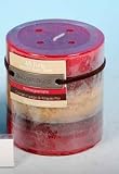 7 cms MULTILAYER/MULTICOLOUR SCENTED CANDLE