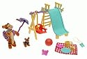 Return - Pooh's Friendly Places Cheerful Times Playset: Tigger's Swingin' Playground