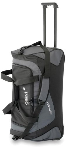 Gelert Alpha Transit Valise à roulettes mixte adulte Noir/Charcoal 60 Litres