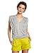 Robert Rodriguez Women's V-Neck Muscle Tee, Heather Grey, Medium